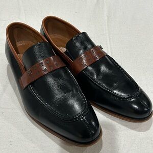 Stacy Adams Memory Foam Leather Black and Brown Loafers Size 10.5W